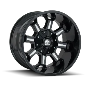 Mayhem – COMBAT – Black – 17″x9″ -12mm – Summer Wheels – 8105-7937M